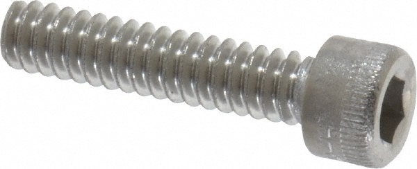 Holo-Krome 78022 Hex Head Cap Screw: #6-32 x 5/8", Grade 18-8 Stainless Steel, Uncoated Image