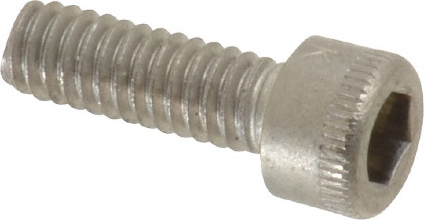 Holo-Krome 78028 Hex Head Cap Screw: #8-32 x 1/2", Grade 18-8 Stainless Steel, Uncoated Image