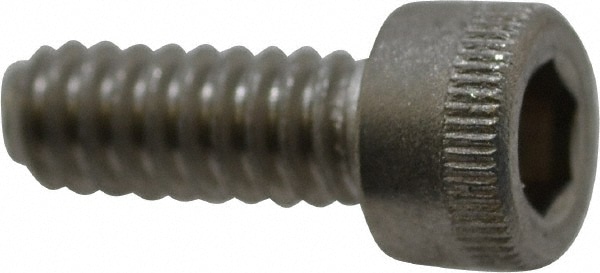 Holo-Krome 78038 Hex Head Cap Screw: #10-24 x 1/2", Grade 18-8 Stainless Steel, Uncoated Image