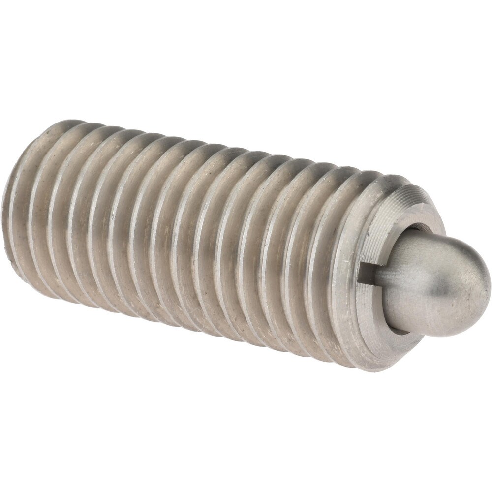 Gibraltar SSW10-12-G Threaded Spring Plunger: 3/4-10, 1-3/4" Thread Length, 0.374" Dia, 5/16" Projection Image