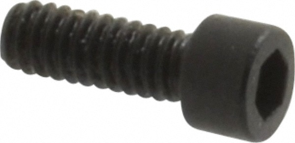 Holo-Krome 73004 Hex Head Cap Screw: #0-80 x 3/16", Alloy Steel, Black Oxide Finish Image