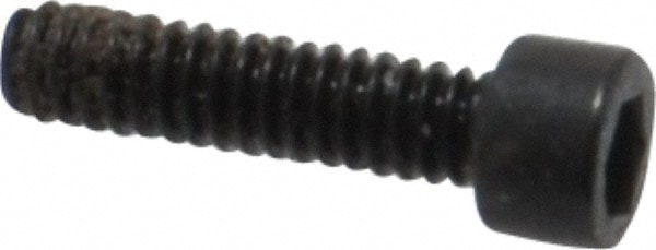 Holo-Krome 73006 Hex Head Cap Screw: #0-80 x 1/4", Alloy Steel, Black Oxide Finish Image