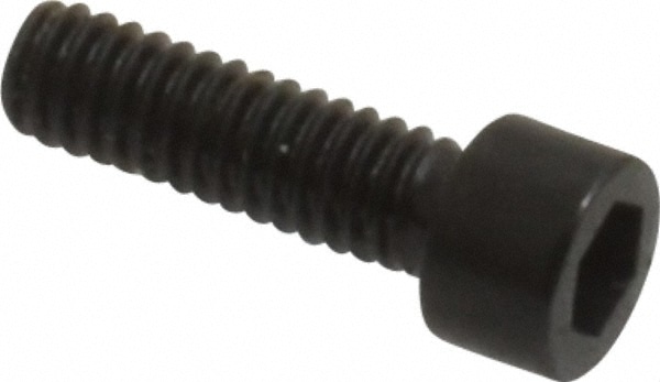 Holo-Krome 73014 Hex Head Cap Screw: #1-72 x 1/4", Alloy Steel, Black Oxide Finish Image