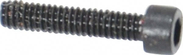 Holo-Krome 73016 Hex Head Cap Screw: #1-72 x 3/8", Alloy Steel, Black Oxide Finish Image