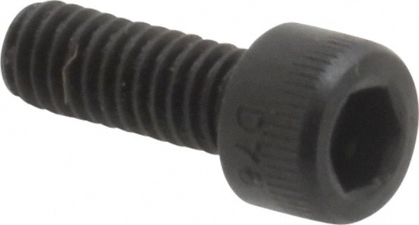 Holo-Krome 73020 Hex Head Cap Screw: #6-40 x 3/8", Alloy Steel, Black Oxide Finish Image