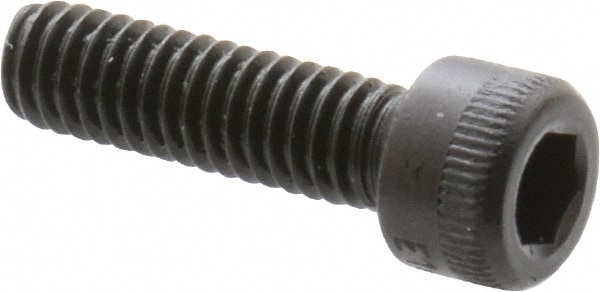 Holo-Krome 73022 Hex Head Cap Screw: #6-40 x 1/2", Alloy Steel, Black Oxide Finish Image