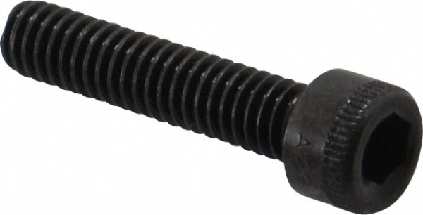 Holo-Krome 73024 Hex Head Cap Screw: #6-40 x 5/8", Alloy Steel, Black Oxide Finish Image