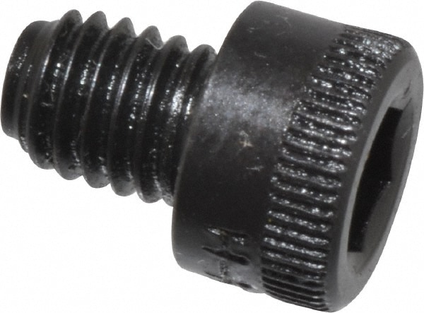 Holo-Krome 77388 Hex Head Cap Screw: #10-32 x 1/4", Alloy Steel, Black Oxide Finish Image