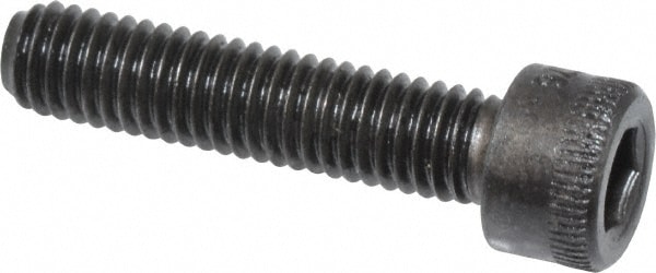 Holo-Krome 73042 Hex Head Cap Screw: #10-32 x 7/8", Alloy Steel, Black Oxide Finish Image