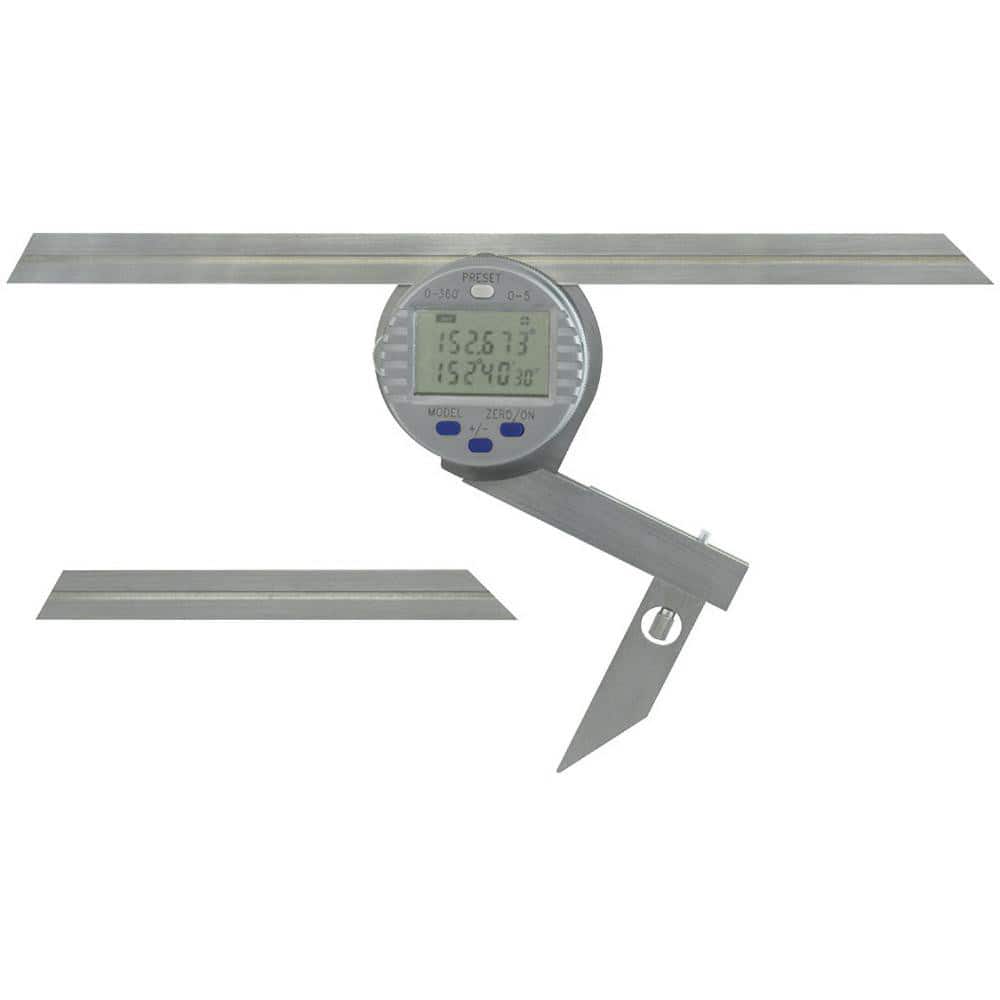 FOWLER 54-440-750 Combination Protractor & Inclinometer: Digital 