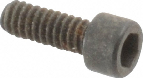 Holo-Krome 72004 Hex Head Cap Screw: #2-56 x 1/4", Alloy Steel, Black Oxide Finish Image