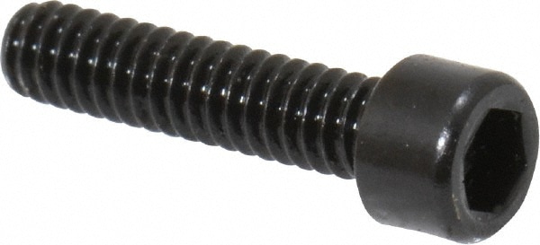 Holo-Krome 72006 Hex Head Cap Screw: #2-56 x 3/8", Alloy Steel, Black Oxide Finish Image