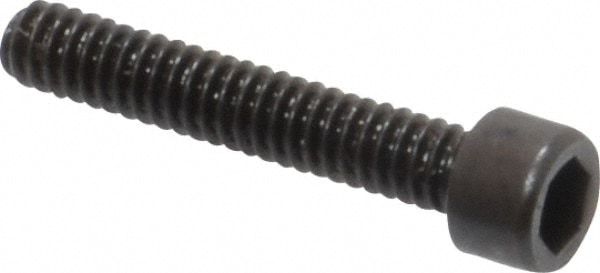 Holo-Krome 72008 Hex Head Cap Screw: #2-56 x 1/2", Alloy Steel, Black Oxide Finish Image