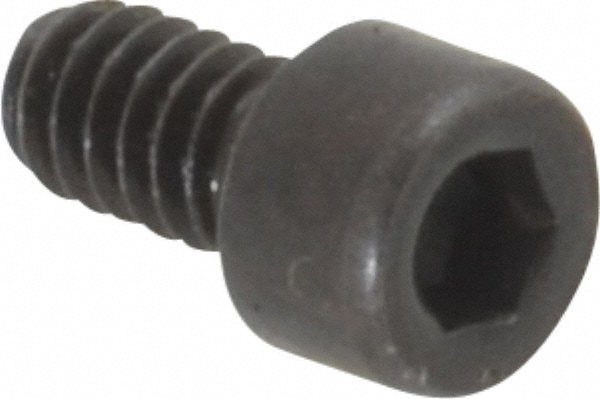 Holo-Krome 72010 Hex Head Cap Screw: #3-48 x 3/16", Alloy Steel, Black Oxide Finish Image