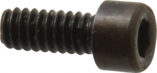 Holo-Krome 72012 Hex Head Cap Screw: #3-48 x 1/4", Alloy Steel, Black Oxide Finish Image