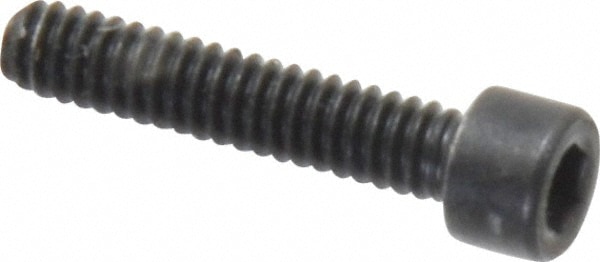 Holo-Krome 72016 Hex Head Cap Screw: #3-48 x 1/2", Alloy Steel, Black Oxide Finish Image