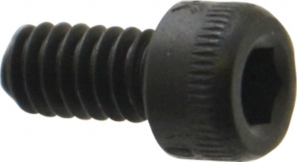 Holo-Krome 72028 Hex Head Cap Screw: #5-40 x 1/4", Alloy Steel, Black Oxide Finish Image