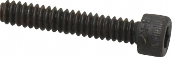 Holo-Krome 72046 Hex Head Cap Screw: #6-32 x 3/4", Alloy Steel, Black Oxide Finish Image