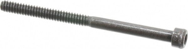 Holo-Krome 86300 Hex Head Cap Screw: #6-32 x 2", Alloy Steel, Black Oxide Finish Image