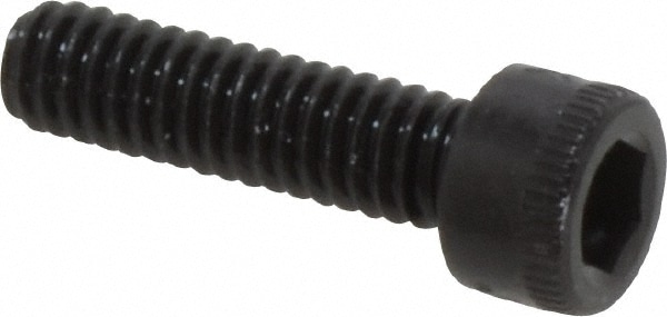 Holo-Krome 72058 Hex Head Cap Screw: #8-32 x 5/8", Alloy Steel, Black Oxide Finish Image