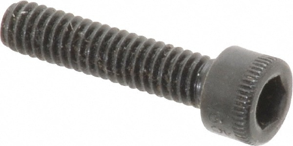 Holo-Krome 72060 Hex Head Cap Screw: #8-32 x 3/4", Alloy Steel, Black Oxide Finish Image