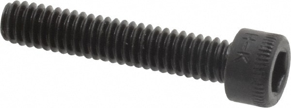 Holo-Krome 72062 Hex Head Cap Screw: #8-32 x 7/8", Alloy Steel, Black Oxide Finish Image