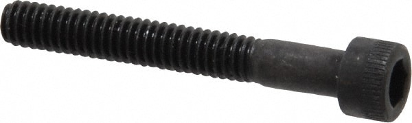 Holo-Krome 72066 Hex Head Cap Screw: #8-32 x 1-1/4", Alloy Steel, Black Oxide Finish Image