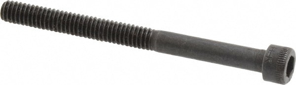 Holo-Krome 86364 Hex Head Cap Screw: #8-32 x 2", Alloy Steel, Black Oxide Finish Image