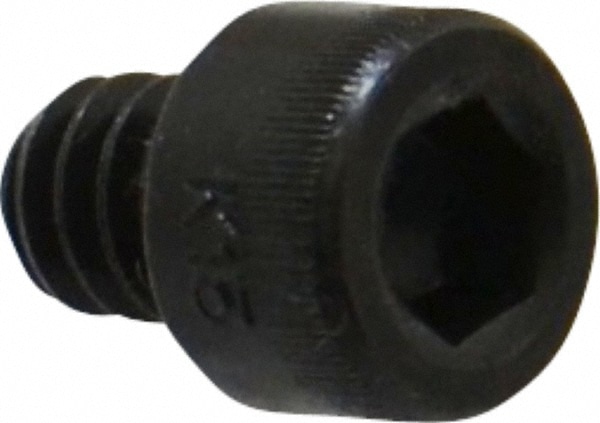 Holo-Krome 86424 Hex Head Cap Screw: #10-24 x 1/4", Alloy Steel, Black Oxide Finish Image