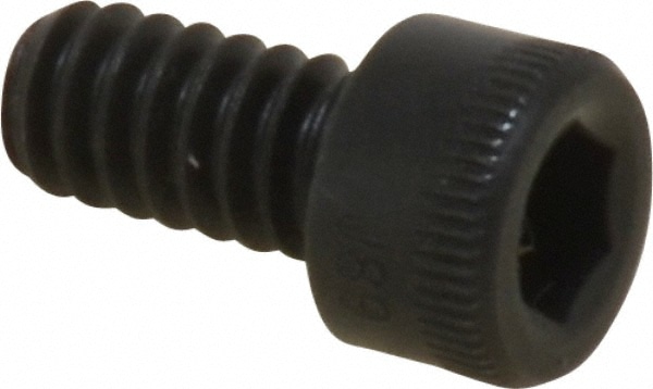 Holo-Krome 72070 Hex Head Cap Screw: #10-24 x 3/8", Alloy Steel, Black Oxide Finish Image