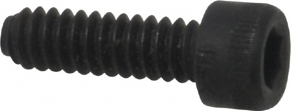 Holo-Krome 72074 Hex Head Cap Screw: #10-24 x 5/8", Alloy Steel, Black Oxide Finish Image