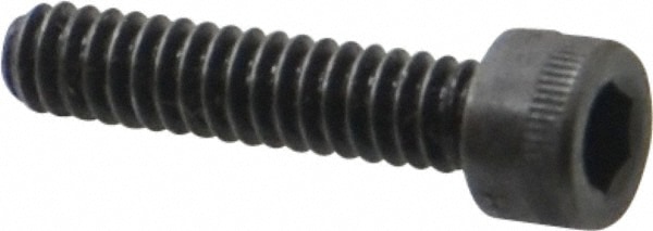 Holo-Krome 72078 Hex Head Cap Screw: #10-24 x 7/8", Alloy Steel, Black Oxide Finish Image