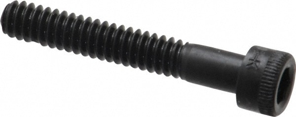 Holo-Krome 72082 Hex Head Cap Screw: #10-24 x 1-1/4", Alloy Steel, Black Oxide Finish Image