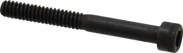 Holo-Krome 72086 Hex Head Cap Screw: #10-24 x 1-3/4", Alloy Steel, Black Oxide Finish Image