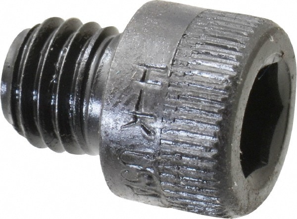 Holo-Krome 77450 Hex Head Cap Screw: 1/4-28 x 1/4", Alloy Steel, Black Oxide Finish Image