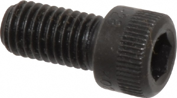 Holo-Krome 73056 Hex Head Cap Screw: 1/4-28 x 1/2", Alloy Steel, Black Oxide Finish Image