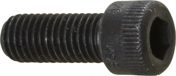 Holo-Krome 73058 Hex Head Cap Screw: 1/4-28 x 5/8", Alloy Steel, Black Oxide Finish Image