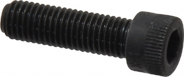 Holo-Krome 73062 Hex Head Cap Screw: 1/4-28 x 7/8", Alloy Steel, Black Oxide Finish Image