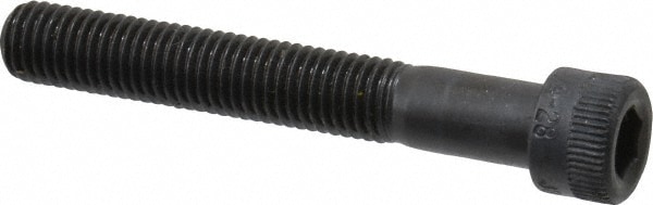 Holo-Krome 73070 Hex Head Cap Screw: 1/4-28 x 1-3/4", Alloy Steel, Black Oxide Finish Image