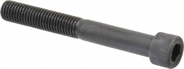 Holo-Krome 73072 Hex Head Cap Screw: 1/4-28 x 2", Alloy Steel, Black Oxide Finish Image