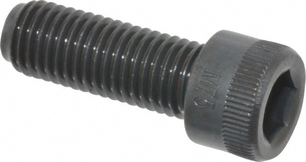 Holo-Krome 73082 Hex Head Cap Screw: 5/16-24 x 7/8", Alloy Steel, Black Oxide Finish Image