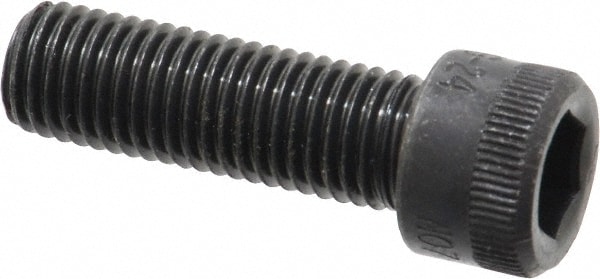 Holo-Krome 73084 Hex Head Cap Screw: 5/16-24 x 1", Alloy Steel, Black Oxide Finish Image