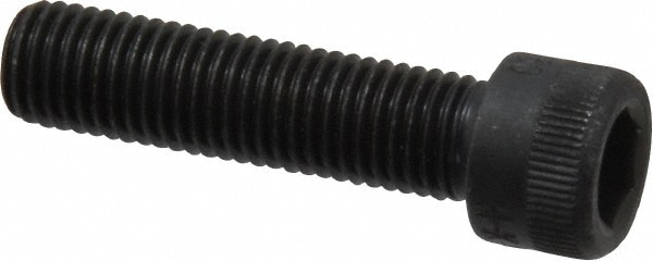 Holo-Krome 73086 Hex Head Cap Screw: 5/16-24 x 1-1/4", Alloy Steel, Black Oxide Finish Image