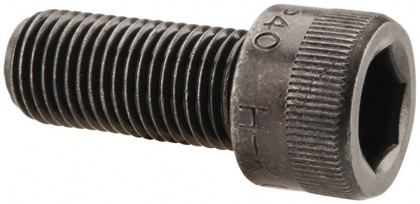 Holo-Krome 73104 Hex Head Cap Screw: 3/8-24 x 7/8", Alloy Steel, Black Oxide Finish Image