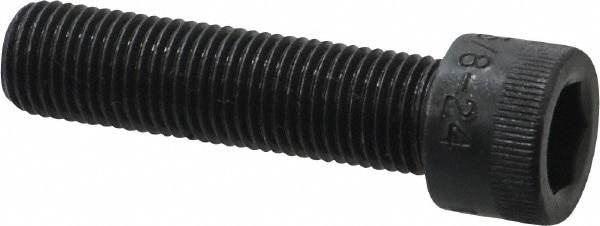 Holo-Krome 73110 Hex Head Cap Screw: 3/8-24 x 1-1/2", Alloy Steel, Black Oxide Finish Image