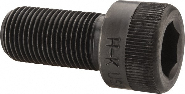 Holo-Krome 73126 Hex Head Cap Screw: 7/16-20 x 1-1/2", Alloy Steel, Black Oxide Finish Image