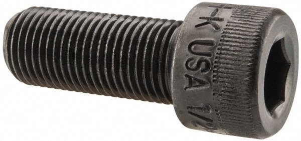 Holo-Krome 73132 Hex Head Cap Screw: 1/2-20 x 1-1/4", Alloy Steel, Black Oxide Finish Image