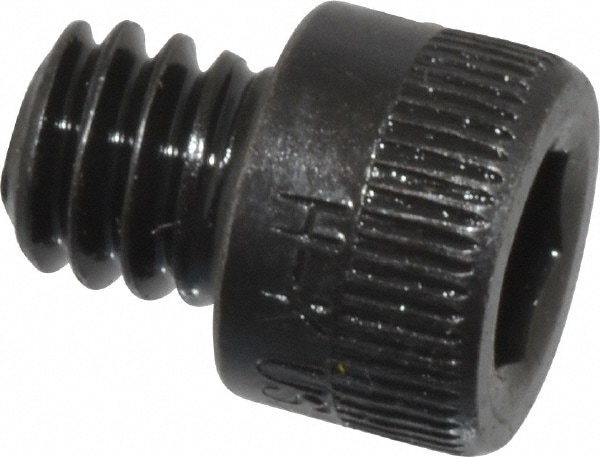 Holo-Krome 86526 Hex Head Cap Screw: 1/4-20 x 1/4", Alloy Steel, Black Oxide Finish Image