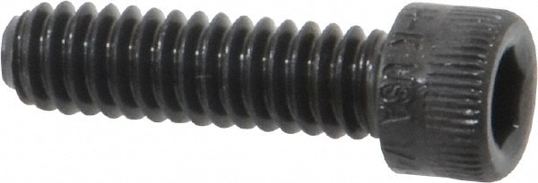 Holo-Krome 72098 Hex Head Cap Screw: 1/4-20 x 7/8", Alloy Steel, Black Oxide Finish Image