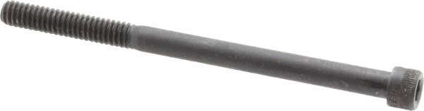 Holo-Krome 86580 Hex Head Cap Screw: 1/4-20 x 3-3/4", Alloy Steel, Black Oxide Finish Image